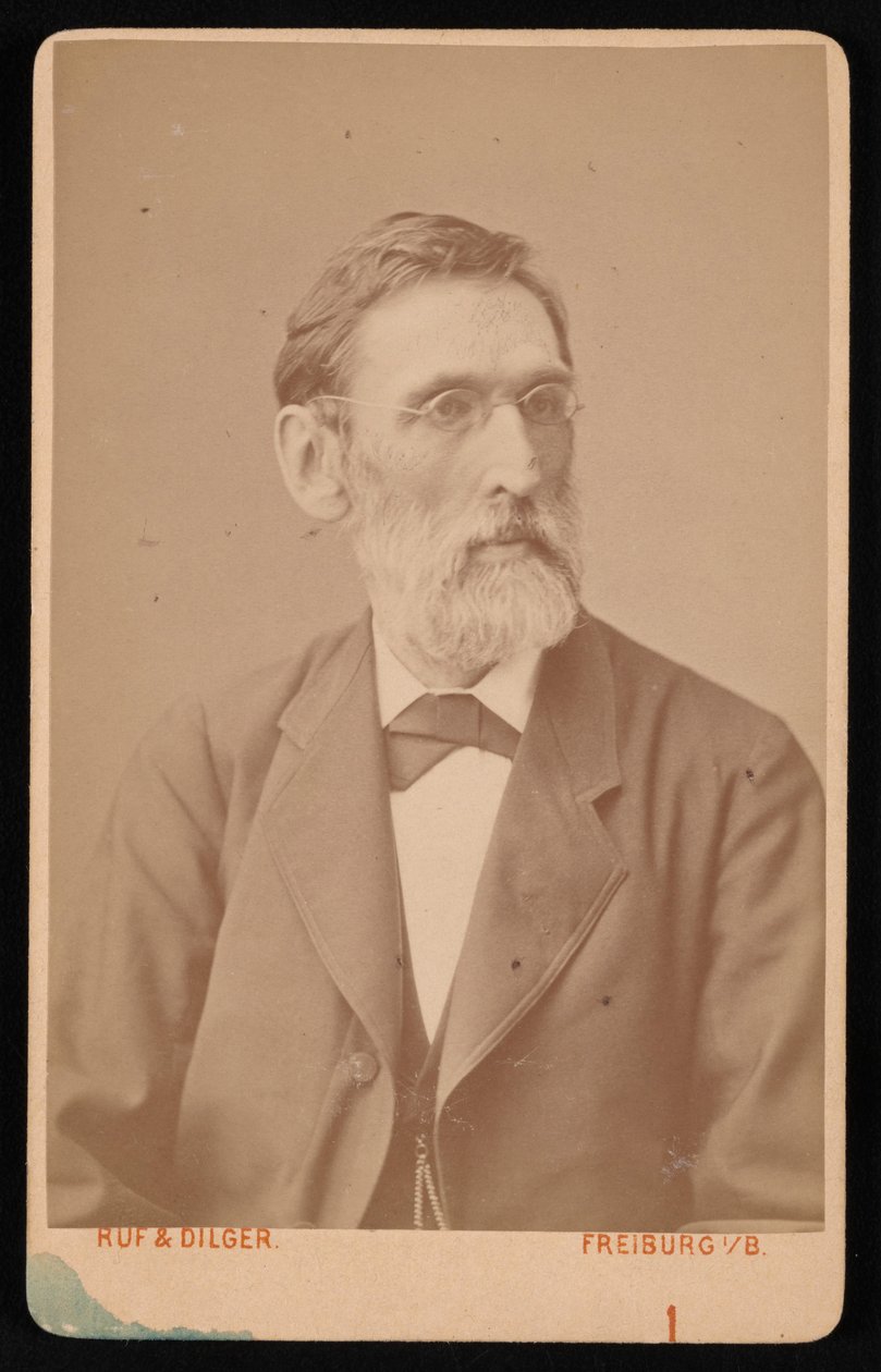 Portrait of Alexander von Frantzius 1821-1877, 1876 by Ruf and Dilger
