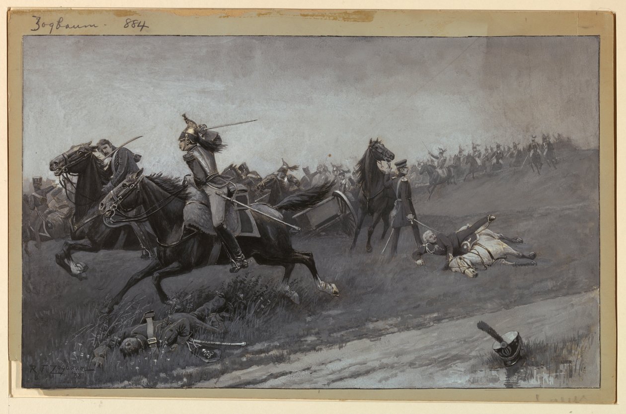Blücher Unhorsed at Ligny by Rufus Fairchild Zogbaum