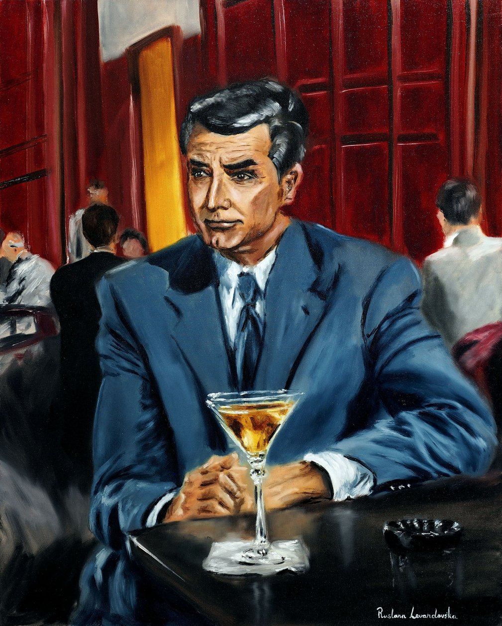 Cary Grant in North by Northwest by Ruslana Levandovska