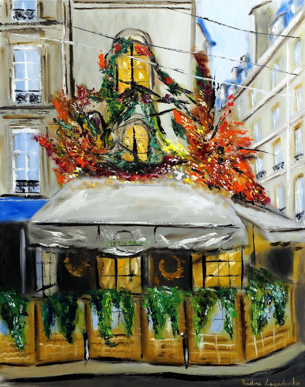 Maison Sauvage Paris - with Gold Embellishment, 2023 by Ruslana Levandovska