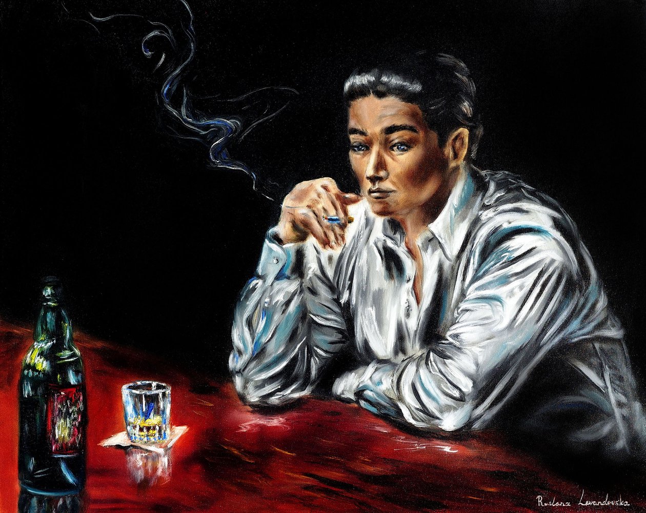 Mystery at the Bar, 2024 by Ruslana Levandovska