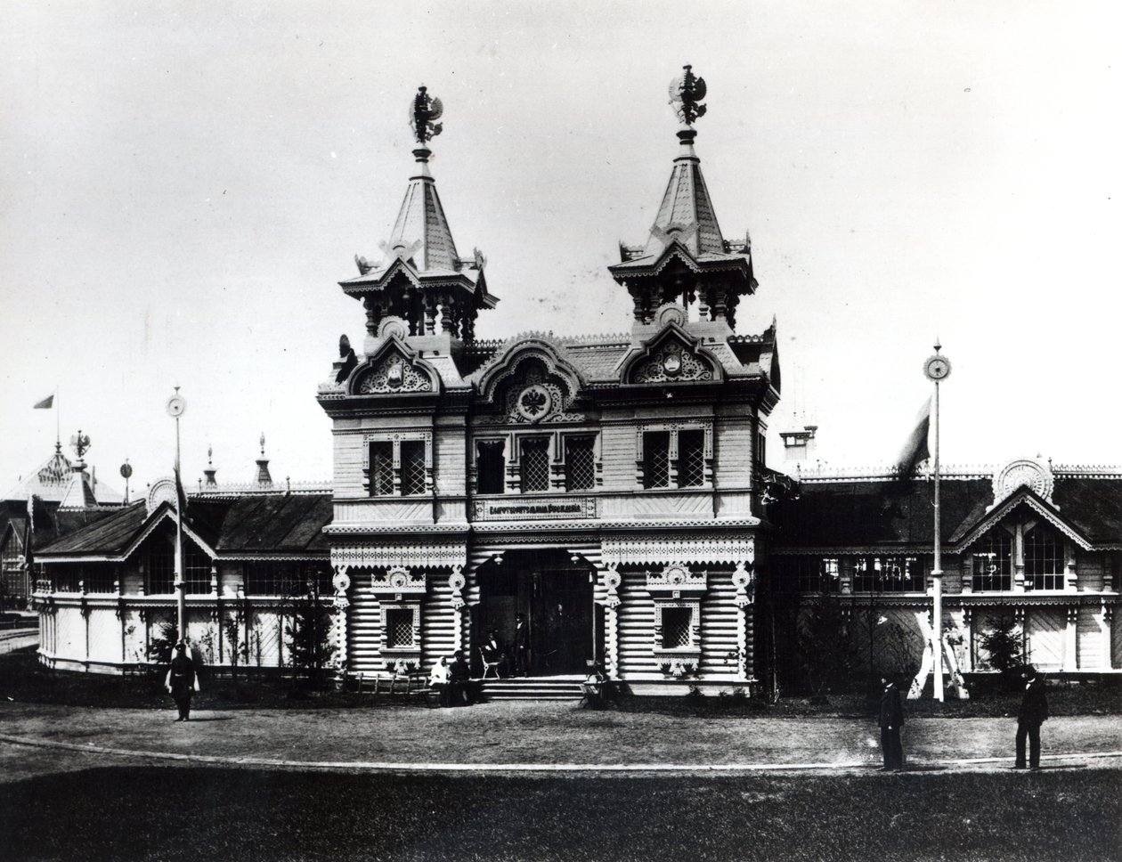 Pavilion of the Charitable Institutions, All-Russian Exhibition of Industry and Art, Nizhny Novgorod, 1896 by Russian Photographer