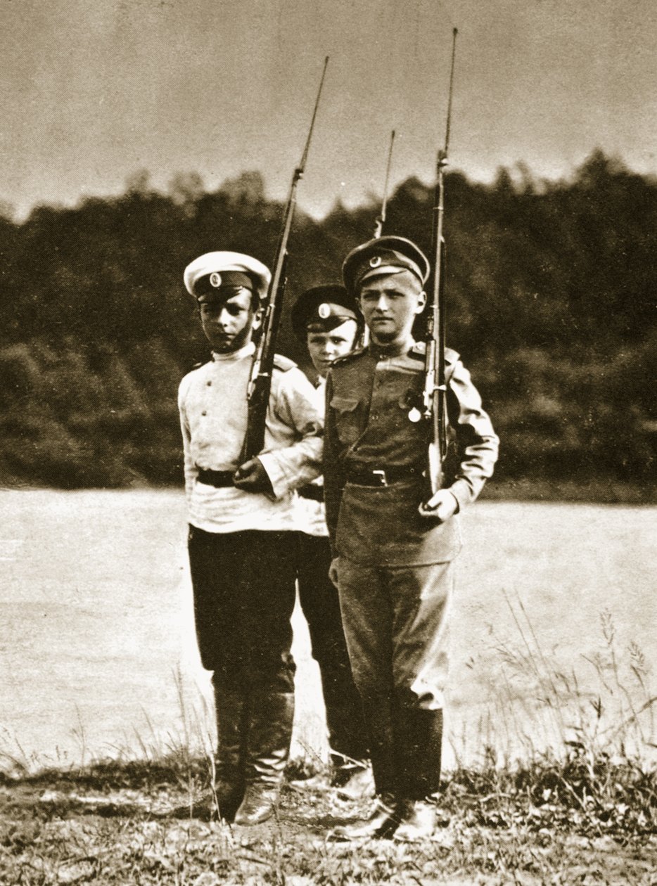 Tsarevich Alexei, Aged 12, c.1916 by Russian Photographer