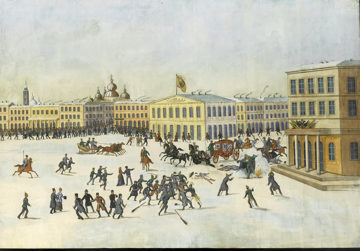 The Assassination of Alexander II on 13 March 1881 by Russian Master