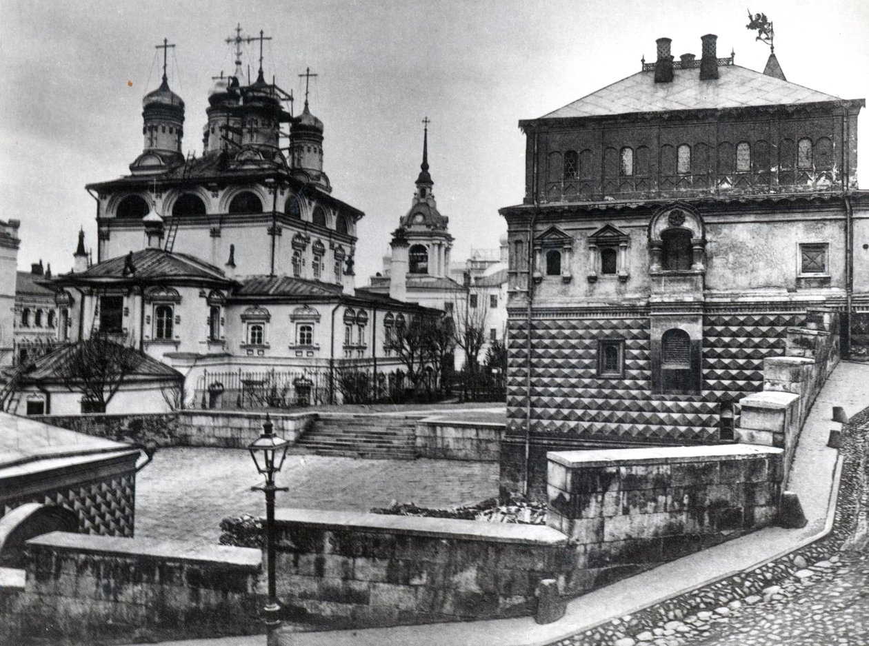 House of the Romanov Boyars in the Monastery of the Sign, and the Cathedral of the Sign, Moscow by Russian Photographer
