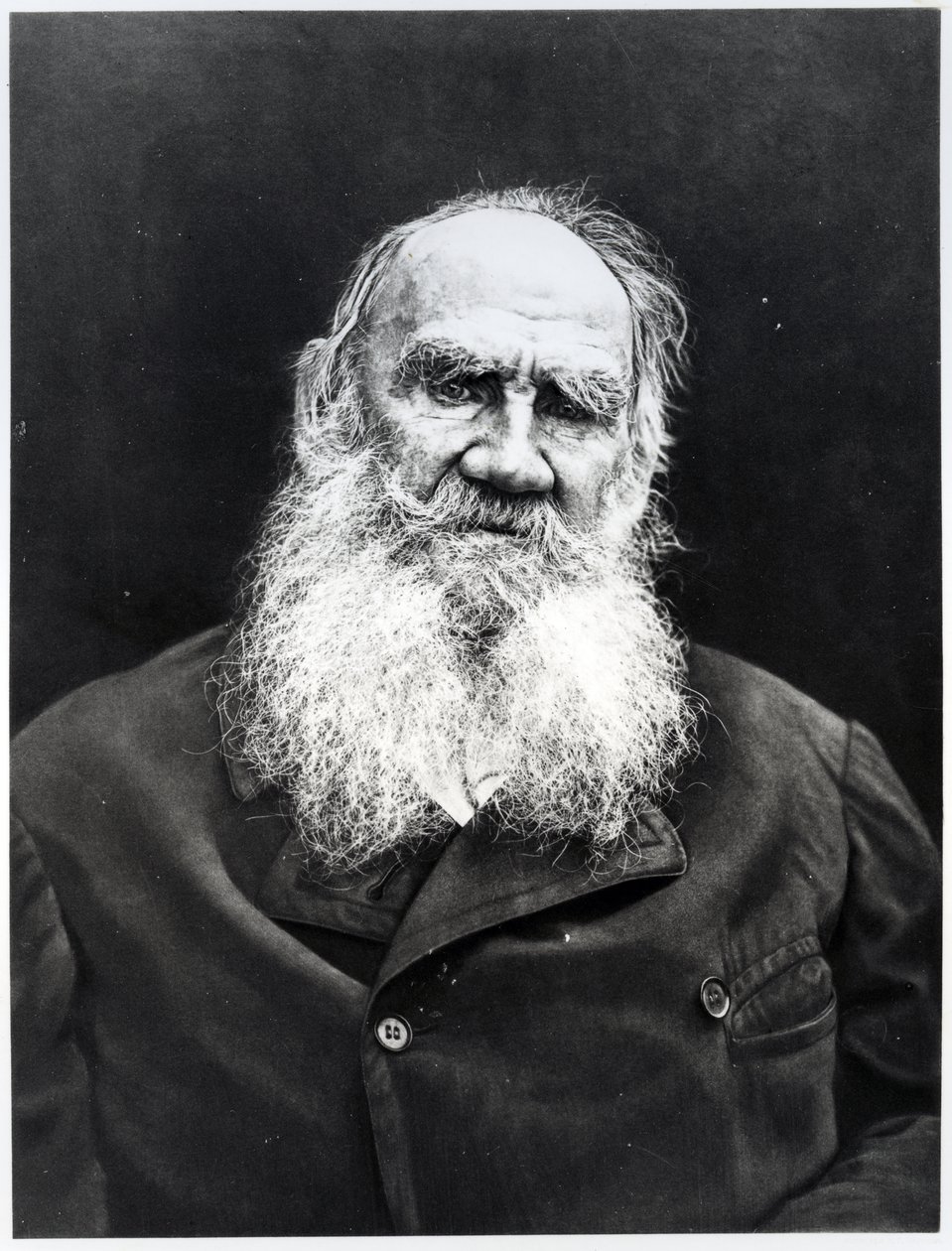 Leo Tolstoy by Russian Photographer