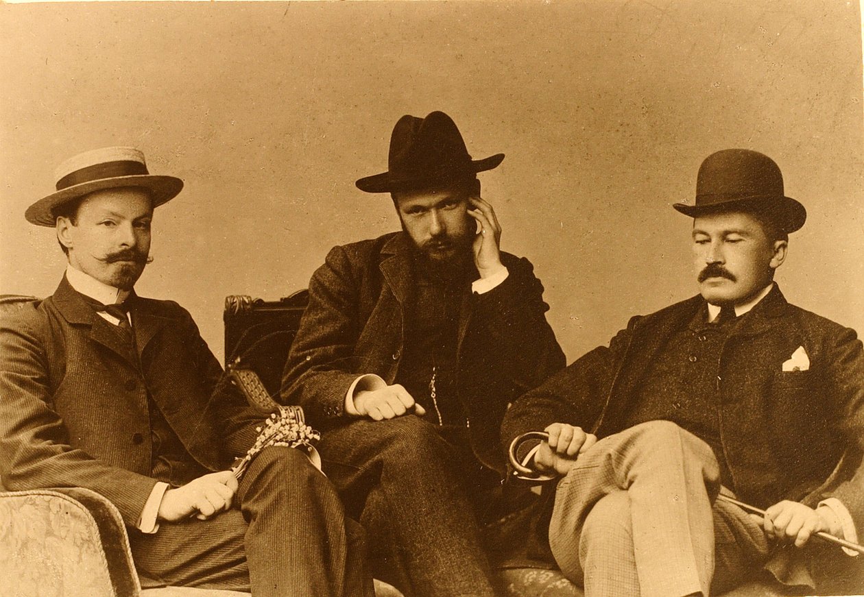 The Poets Konstantin Dmitriyevich Balmont by Russian Photographer