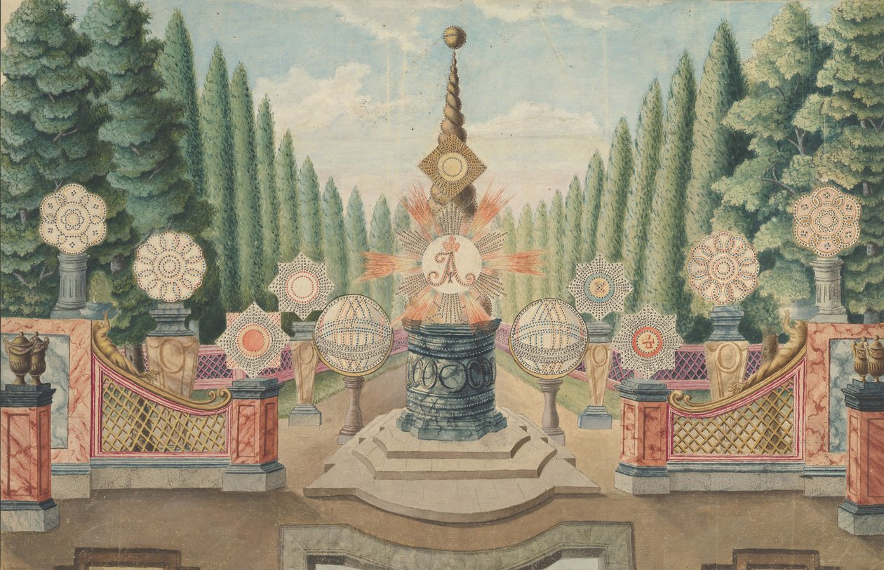 Coronation of the Czar Alexander I, Moscow, September 1801 by Russian School