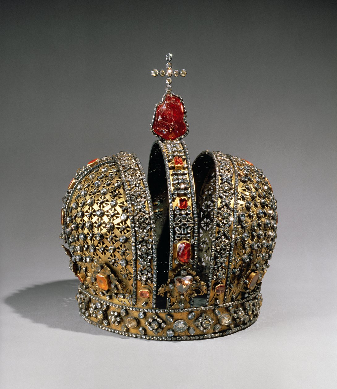 Crown of the Empress Anna Ioannovna, St. Petersburg, 1730 by Russian School