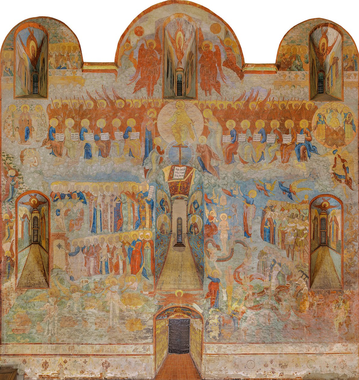 The Last Judgement, Saint Sophia Cathedral, Vologda by Russian School