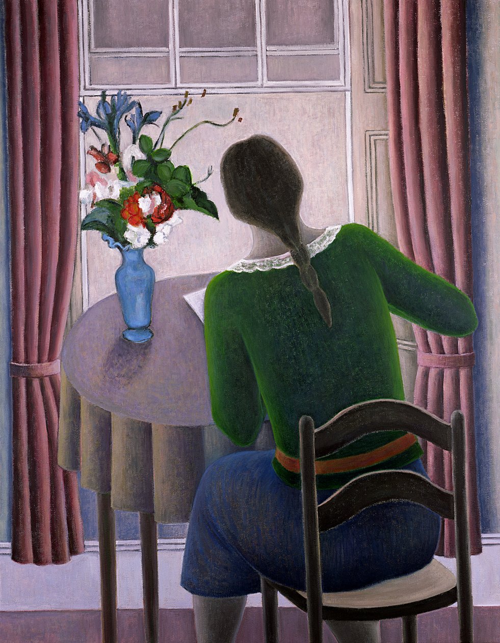 Woman at Window, 1998 by Ruth Addinall