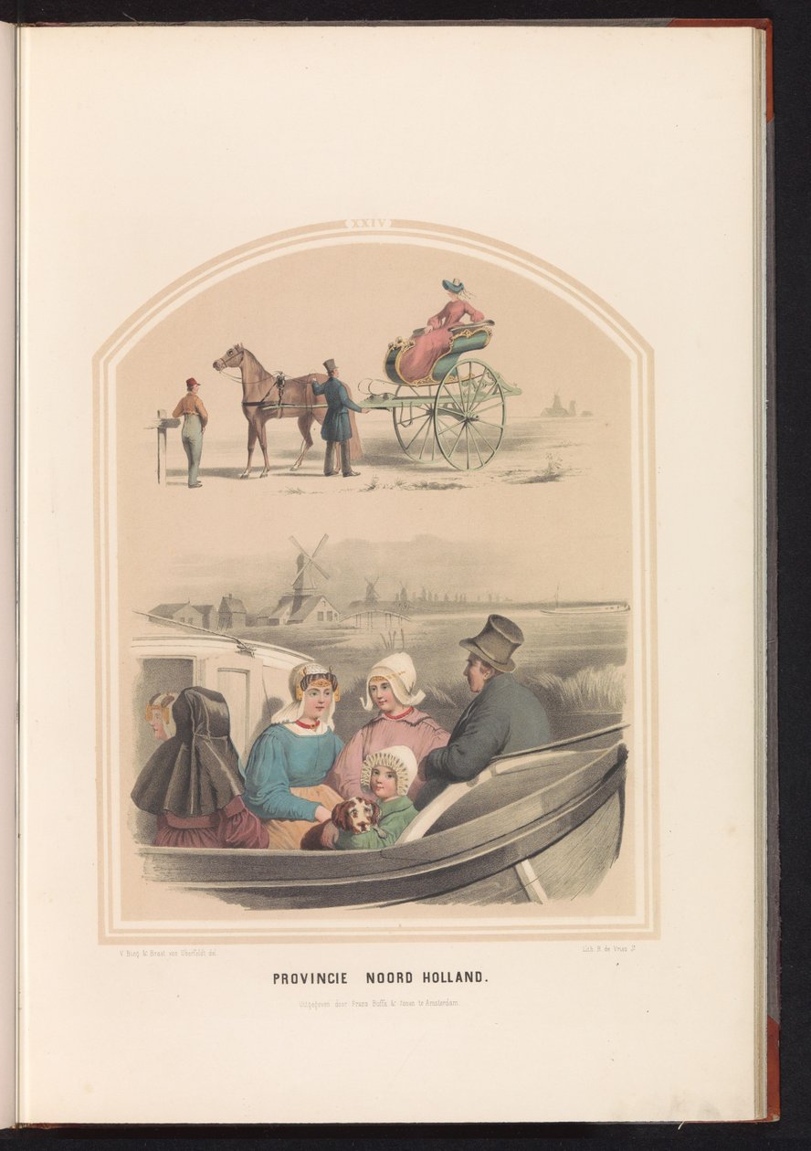 Costume of North Holland, 1857 by Ruurt de Vries