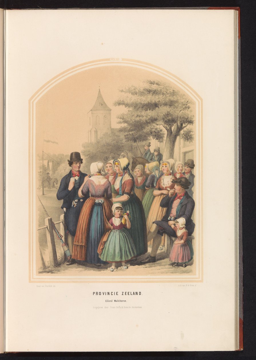 Costume of the Island of Walcheren in Zeeland, 1857 by Ruurt de Vries