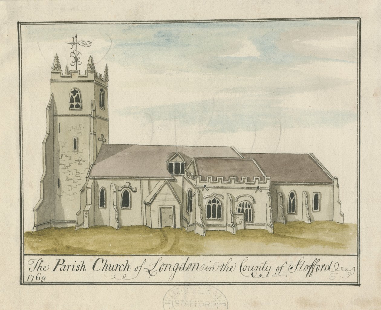 Longdon Church by S Bentley
