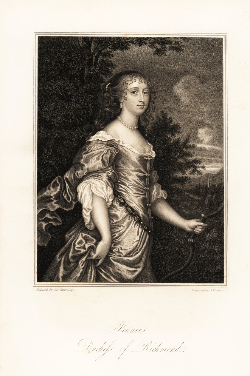Portrait of Frances Stuart, Duchess of Richmond by S. Freeman