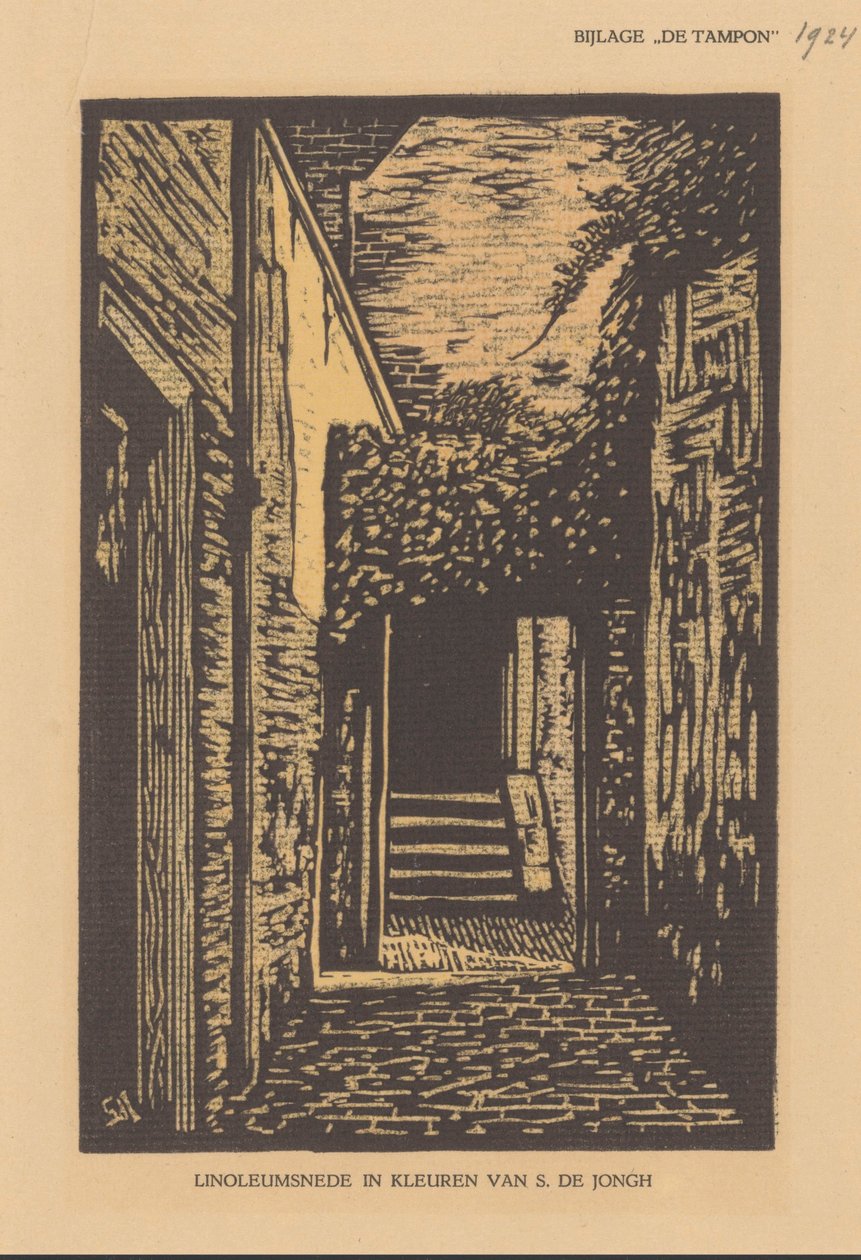 Alley with Gate by S. de Jongh