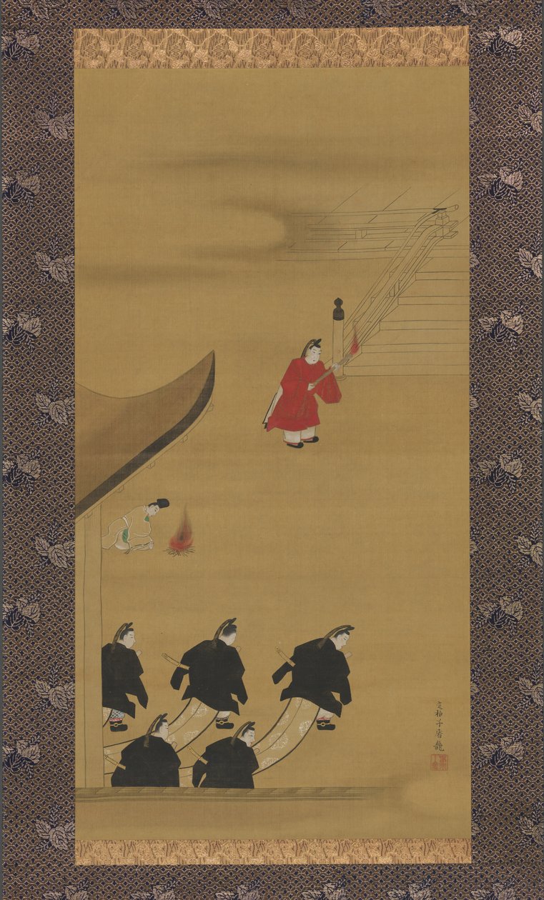 Activities of the Twelve Months Tsukinami-e by Sakai Hoitsu