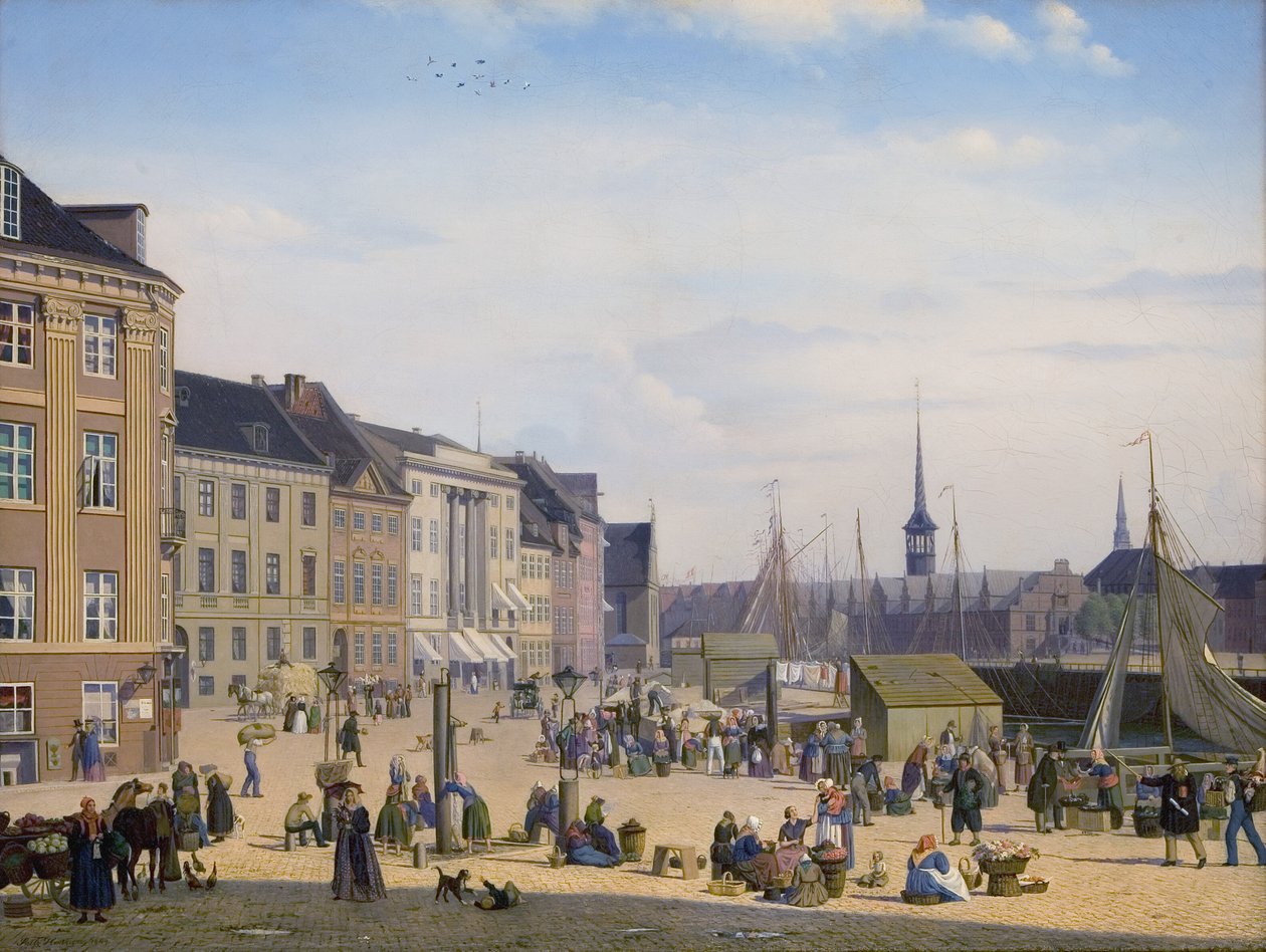 Hojbro Plads, a Market Place in Copenhagen by Sally Henriques