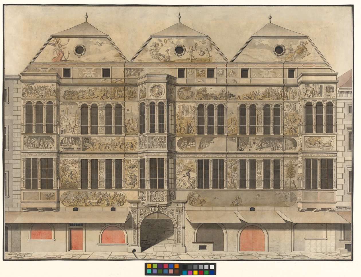 The Hare House on Kärntner Street by Salomon Kleiner