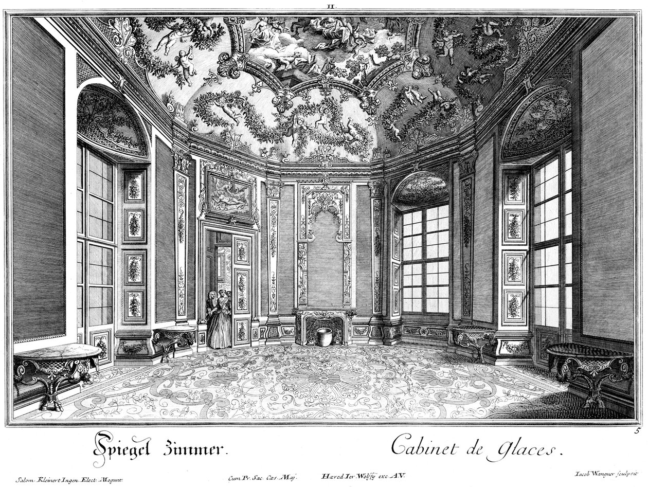 Gold Cabinet by Salomon Kleiner