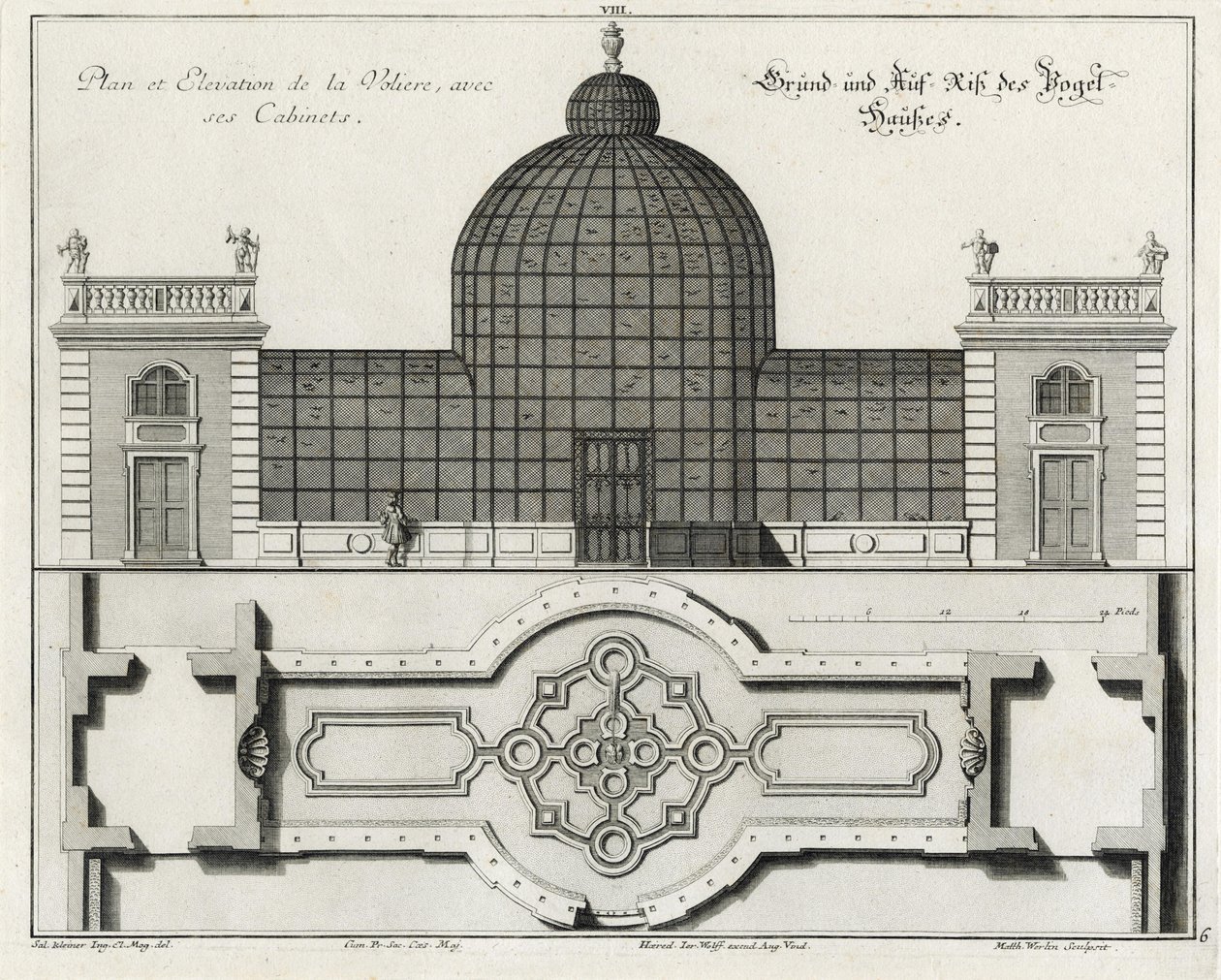 Plan and Elevation of the Birdhouse in the 