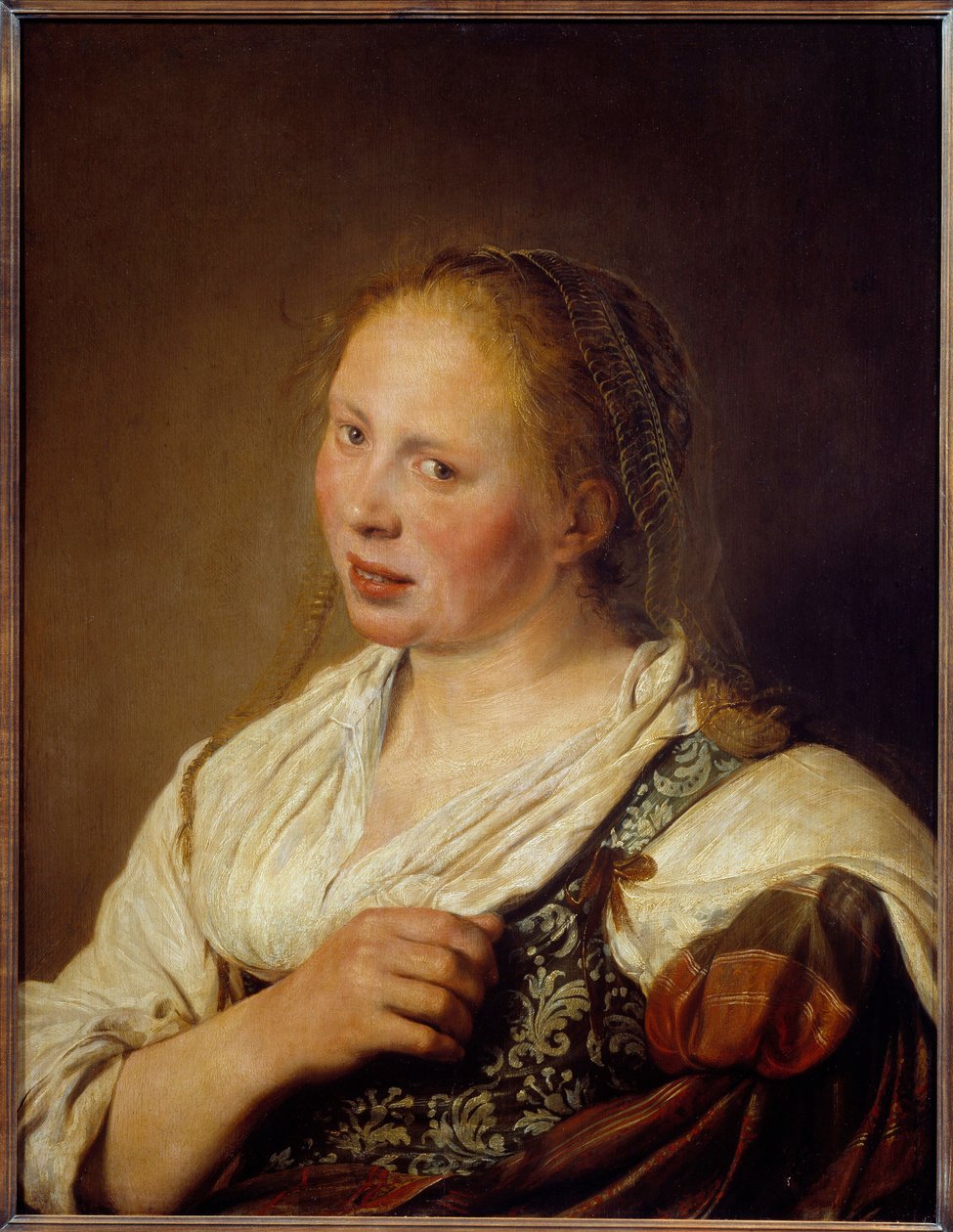 Portrait of a Young Flemish Peasant by Salomon de Bray
