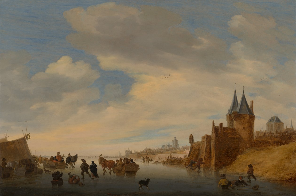 Winter Landscape near Arnhem by Salomon van Ruysdael