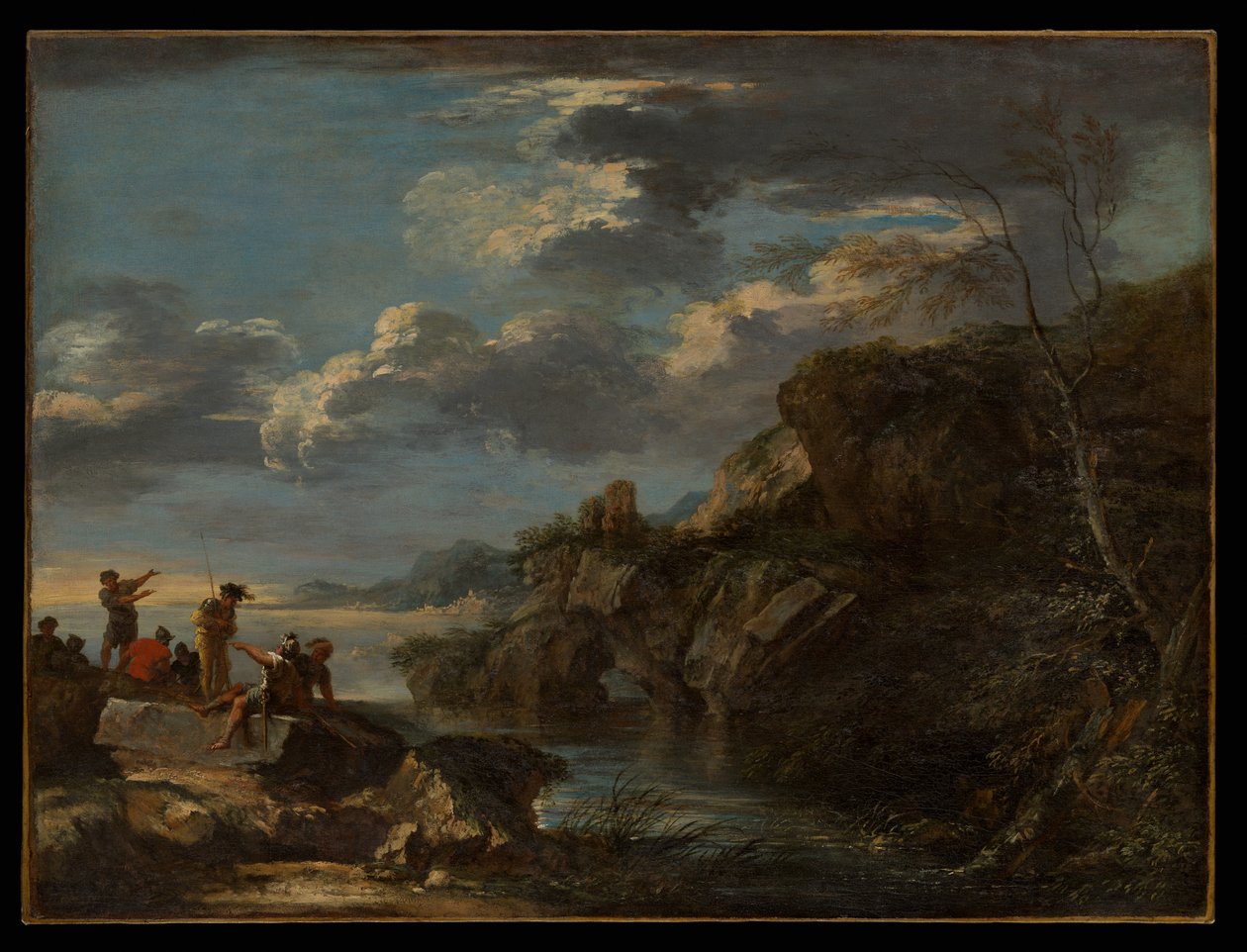 Bandits on a Rocky Coast by Salvator Rosa