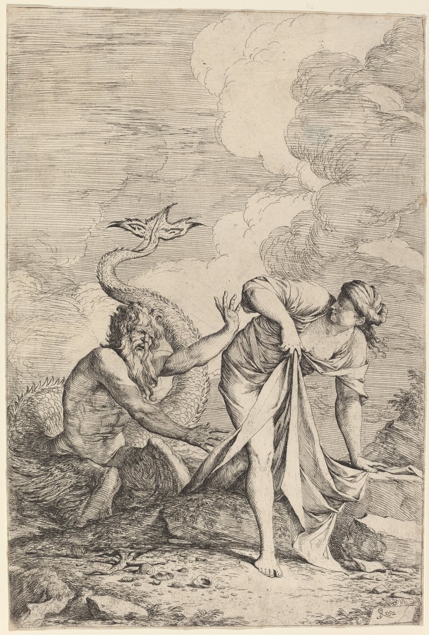 Glaucus and Scylla by Salvator Rosa