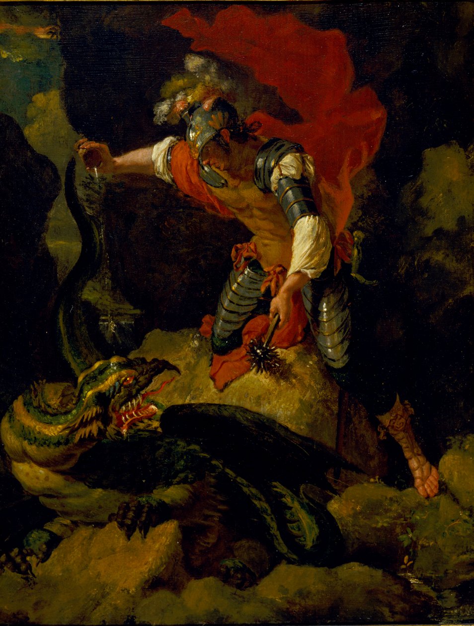 Jason Poisoning the Dragon by Salvator Rosa