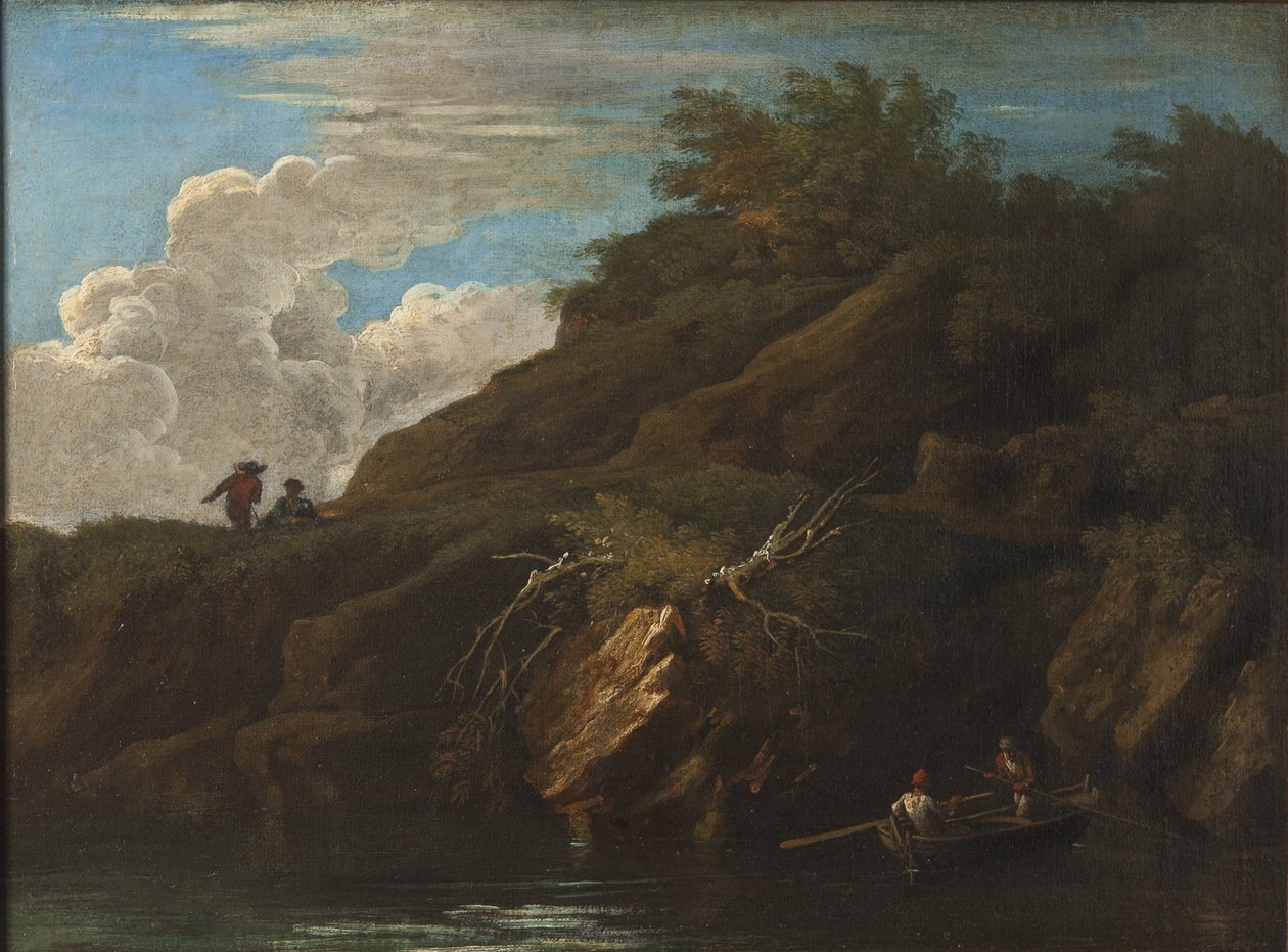 Landscape with Water by Salvator Rosa