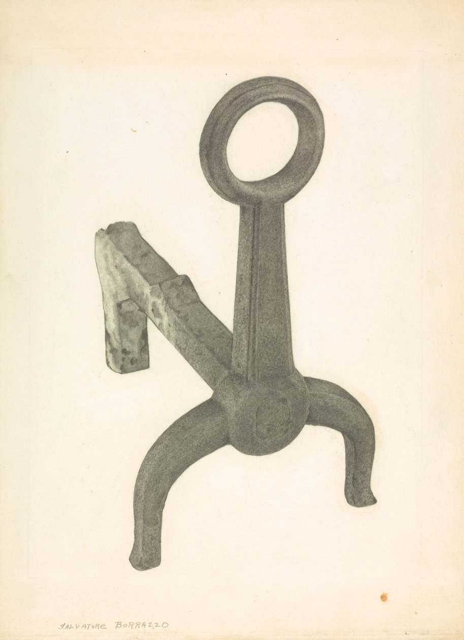 Andiron by Salvatore Borrazzo