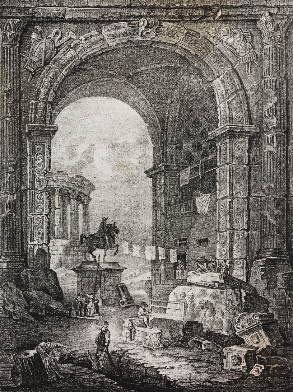 Roman ruins by Salvatore Puglia