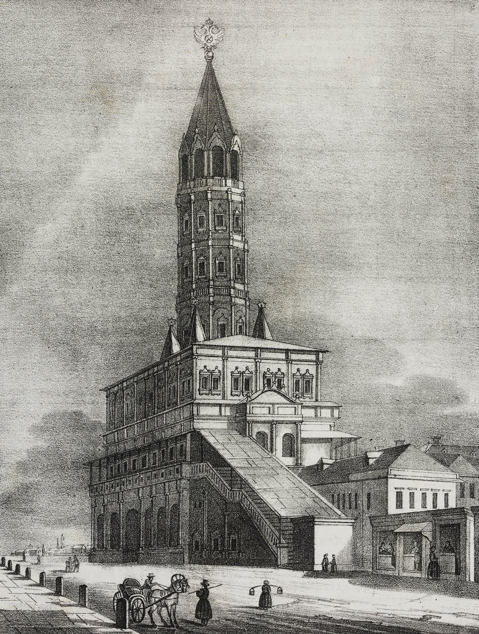 Sukharev Tower in Moscow, Russia by Salvatore Puglia