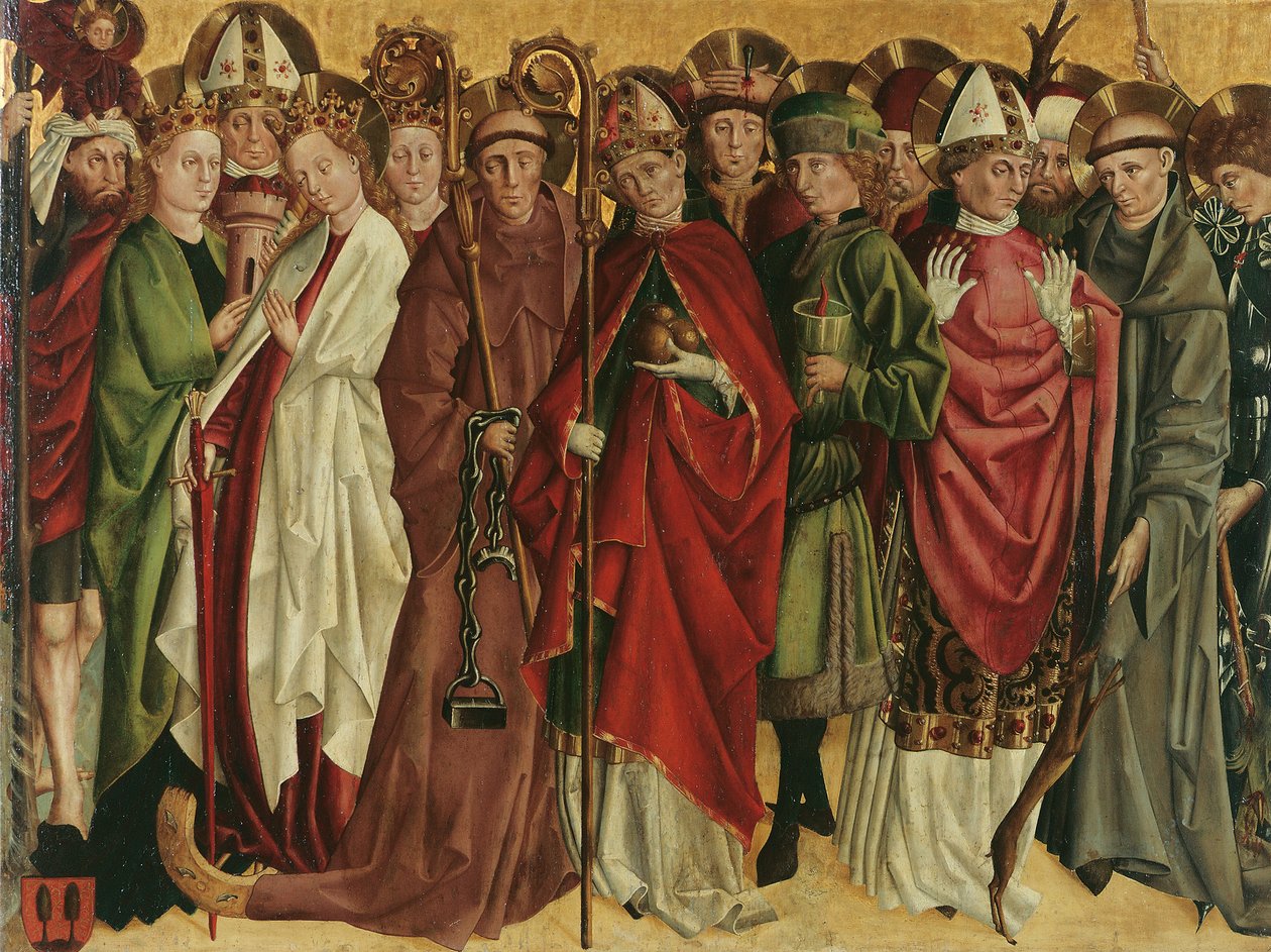 The Fourteen Holy Helpers by Salzburger Maler