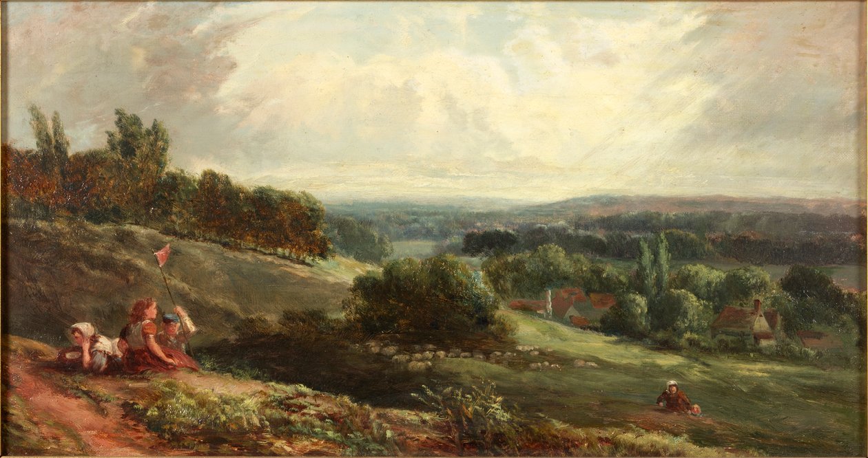 Landscape with Children by Samuel Bough