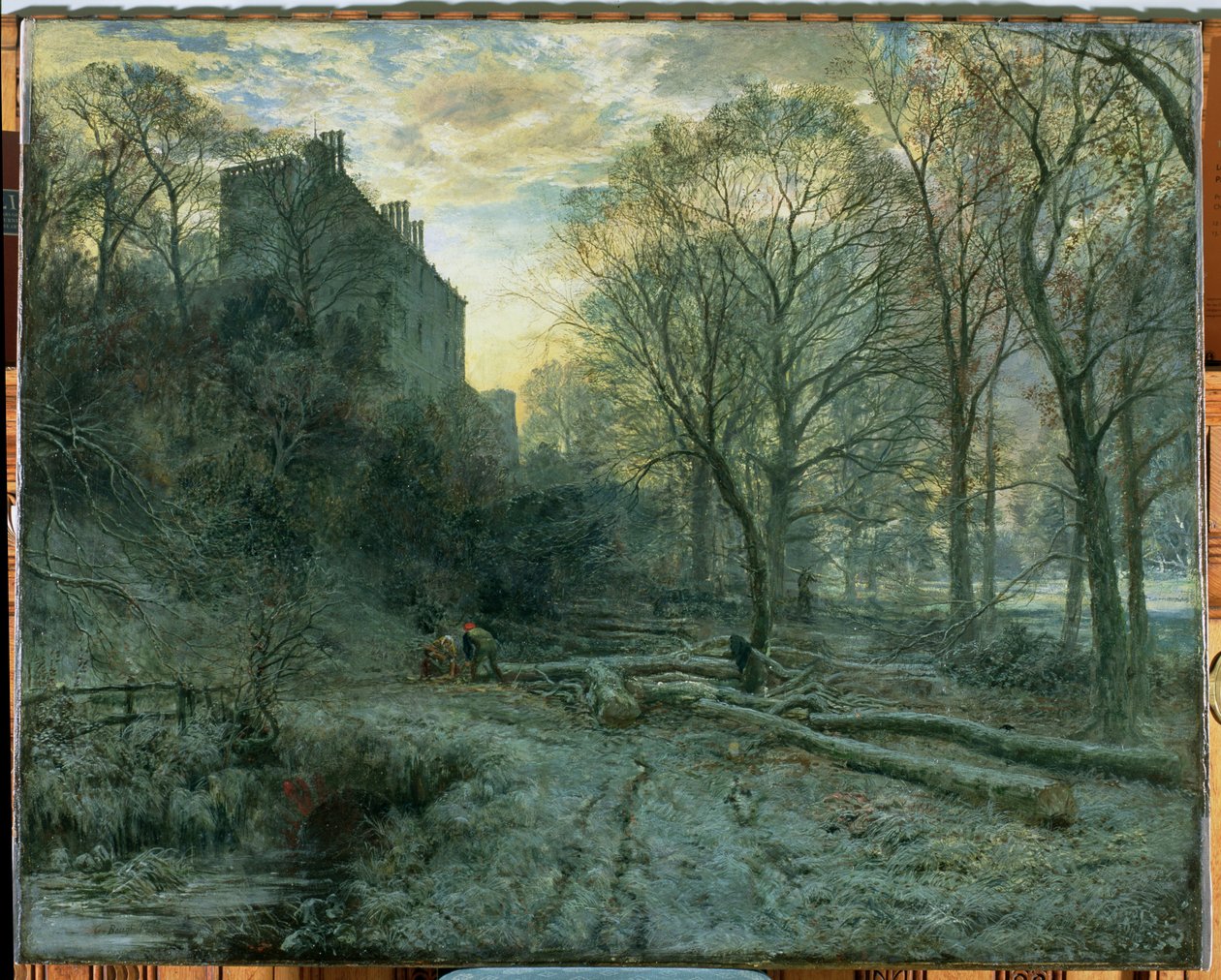 Winton House, East Lothian: a Frosty Morning, 1872 by Samuel Bough