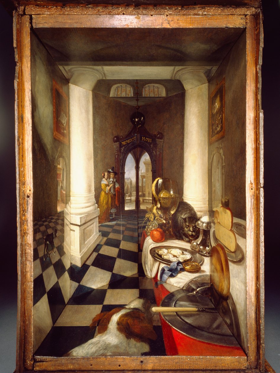 Perspective Box of a Dutch Interior, 1663 by Samuel van Hoogstraten