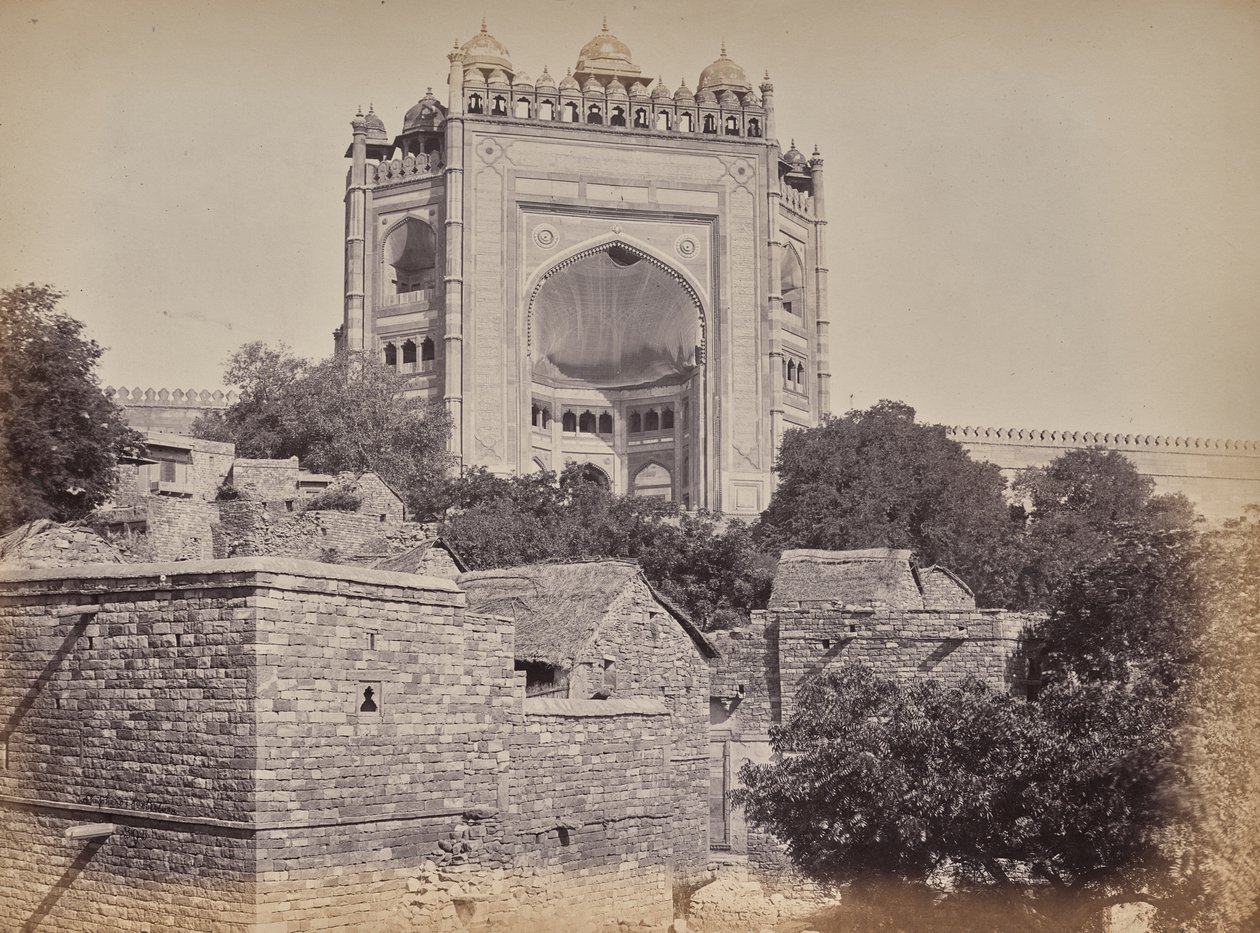 Fatehpur Sikri Guard Gate of the Fort by Samuel Bourne