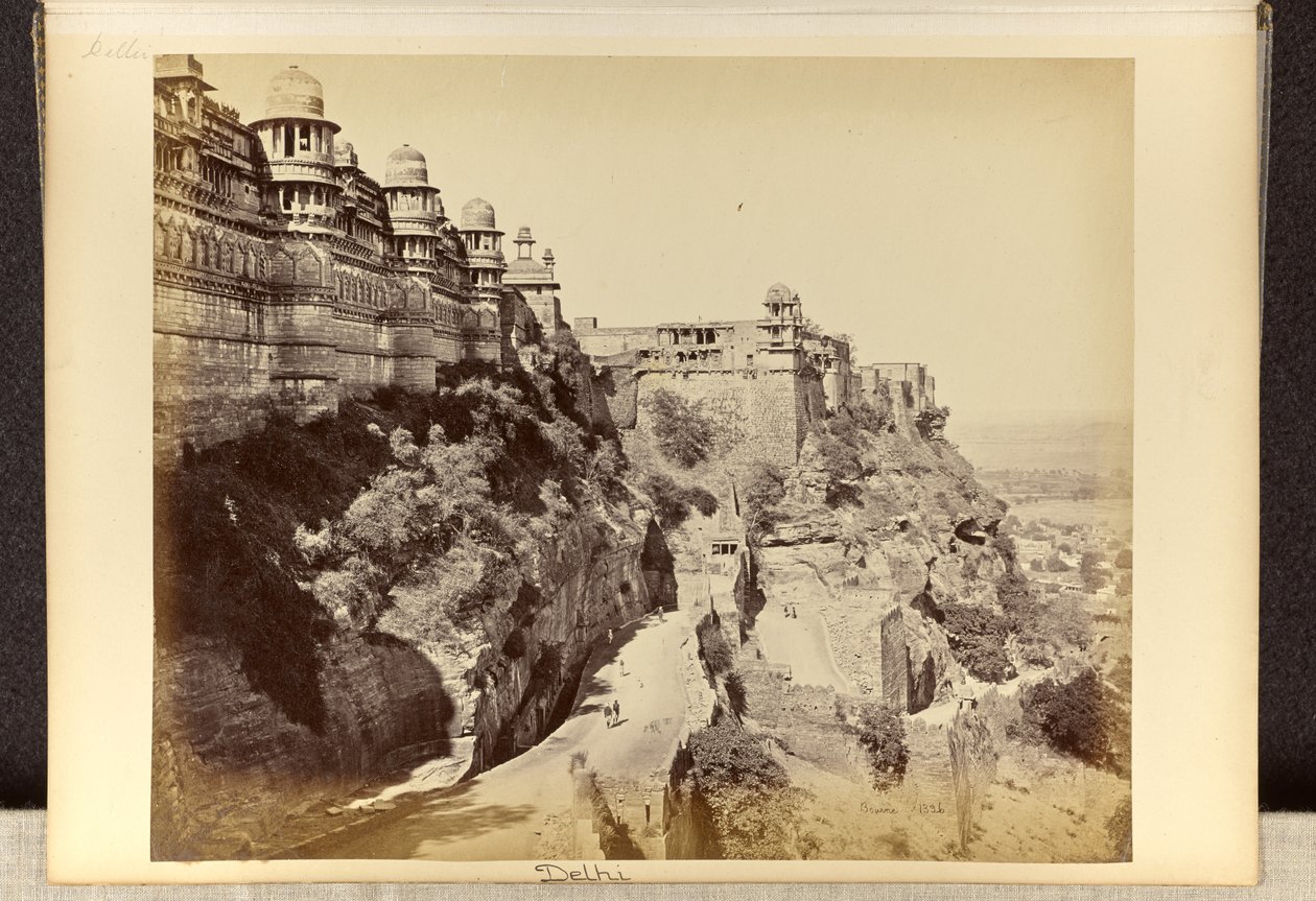 Gwalior; The Fort, the Palace and Principal Entrance by Samuel Bourne