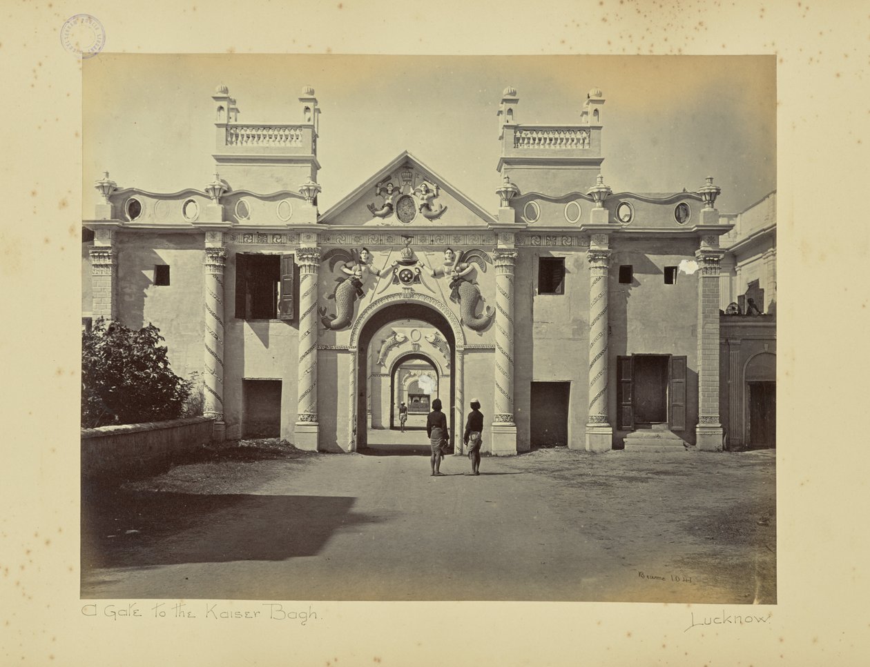 Lucknow; The Mermaid Gate, Kaiser Bagh by Samuel Bourne