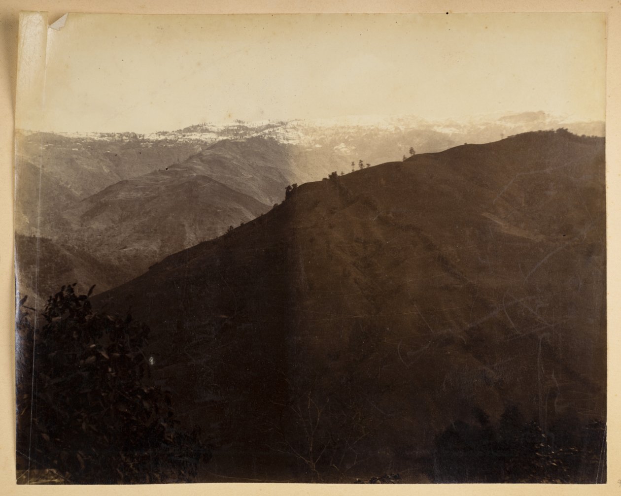 Mountain scenery at Darjeeling, from 