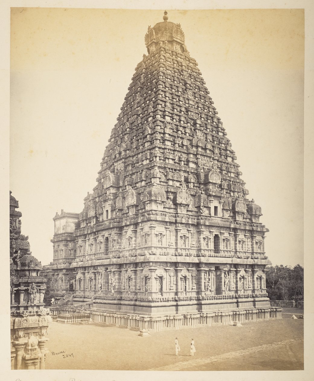 The great Pagoda, Tanjore, from the ramparts by Samuel Bourne