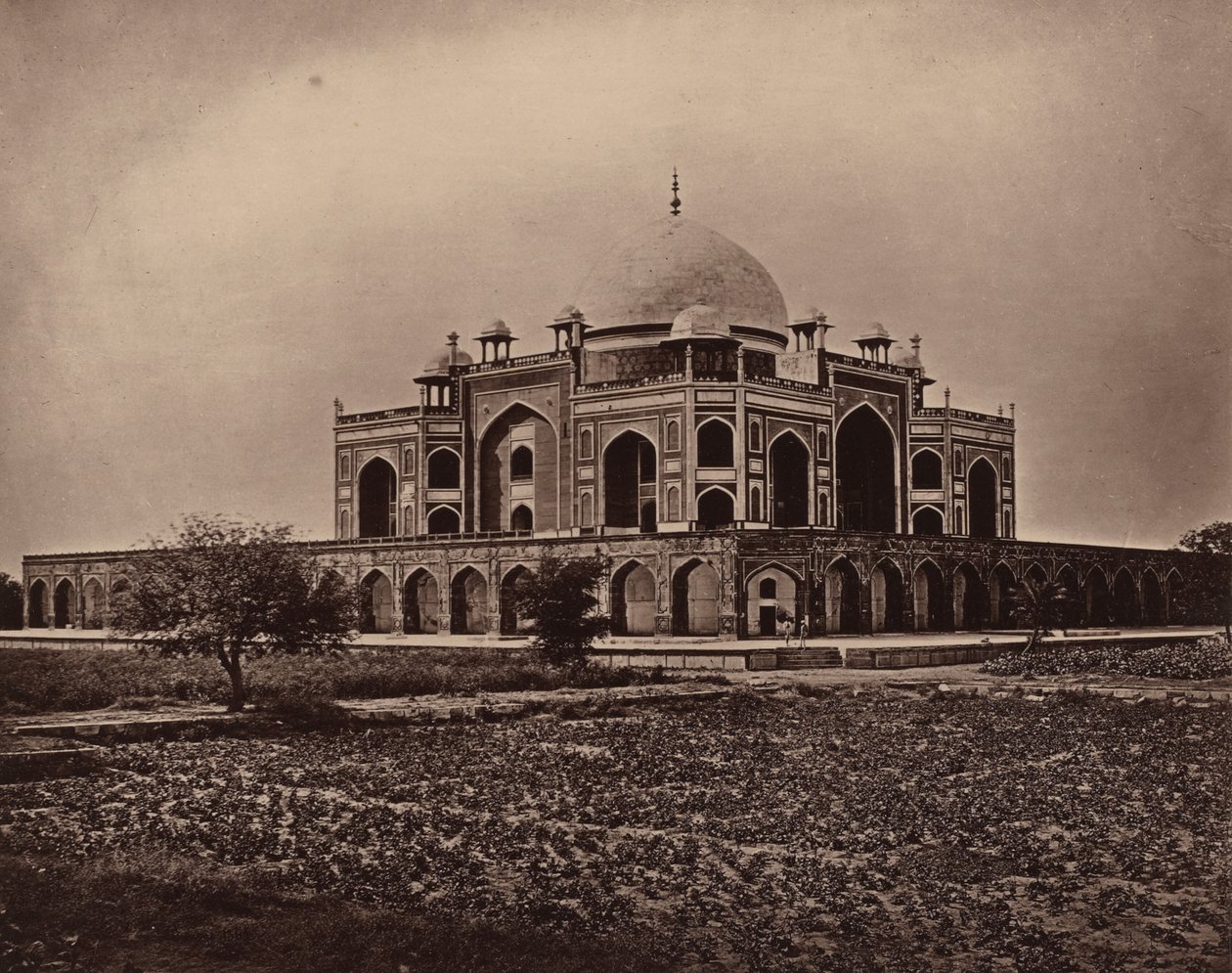 Tomb of the Emperor Humayun by Samuel Bourne