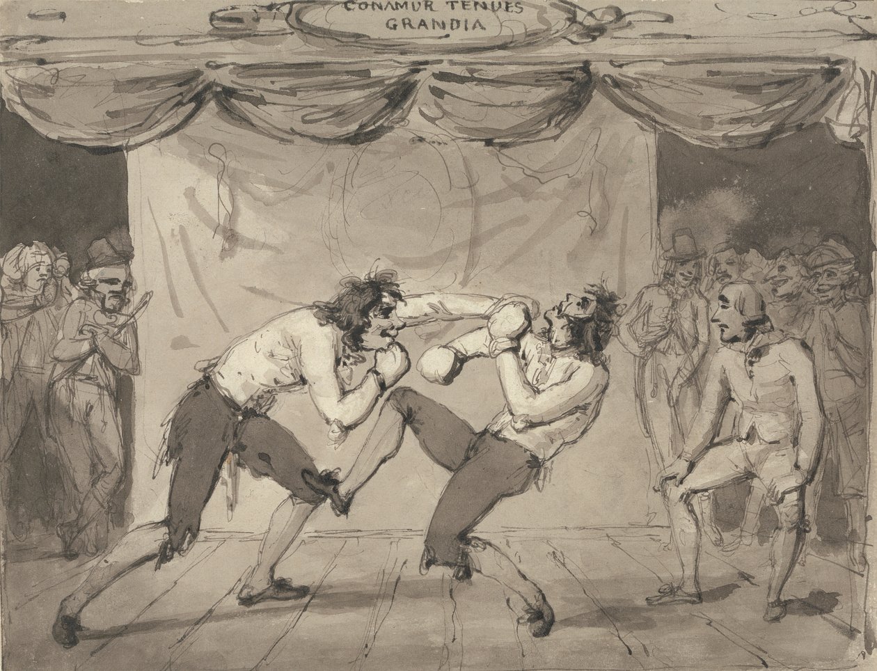 Polite Amusement of Brute Beasts at the Lyceum by Samuel Collings