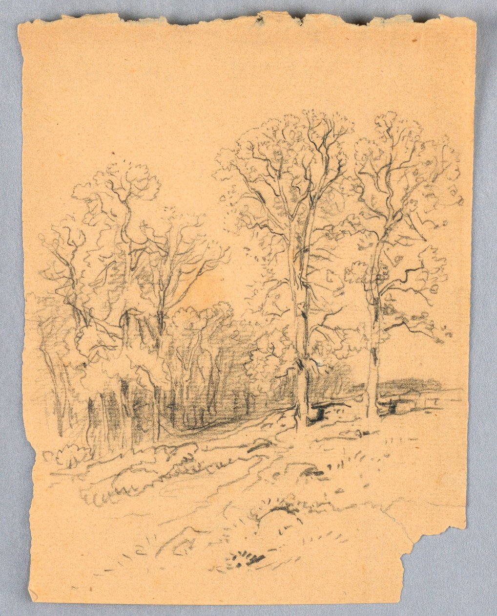 Landscape Sketch with a Hilly Country Road, ca. 1881 by Samuel Colman
