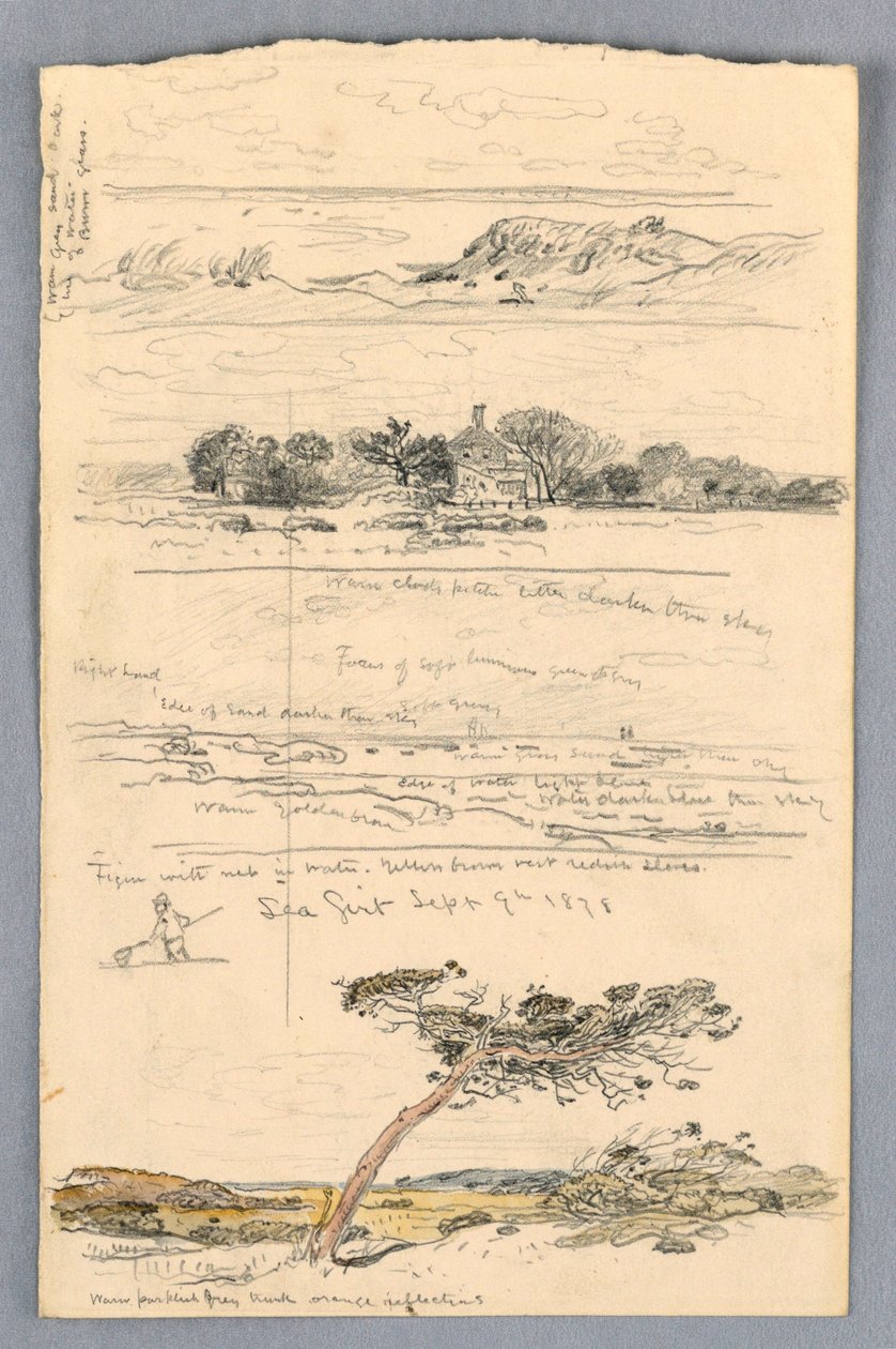 Sketches from Sea Girt, New Jersey, September 1878 by Samuel Colman