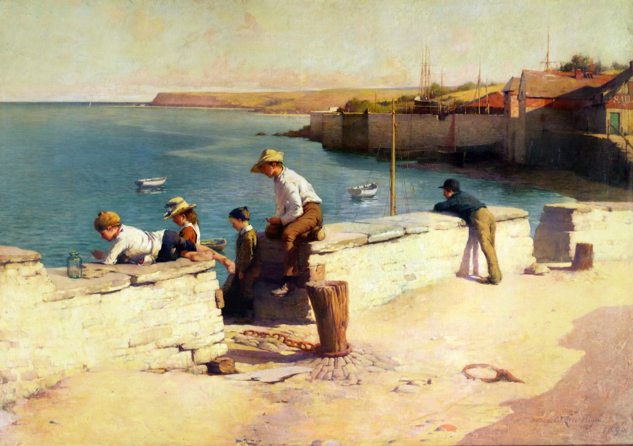 Evening at Padstow by Samuel Henry William Llewelyn