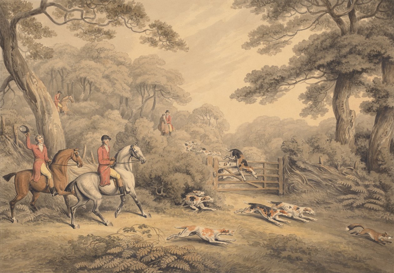 Foxhunting: Breaking Cover by Samuel Howitt