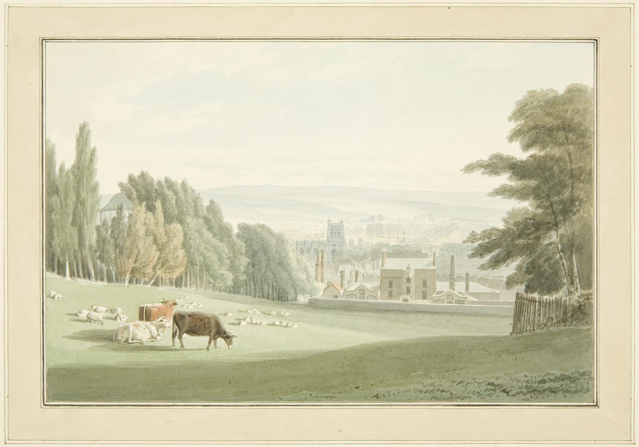 Bristol from below the Royal Fort, Tyndall